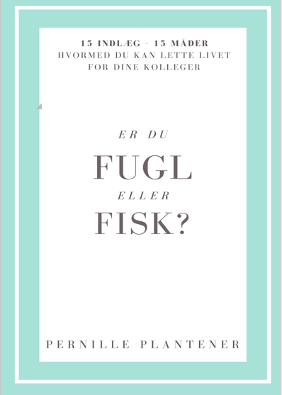 Er du Fugl eller Fisk? Forside af bogen Er du Fugle eller Fisk?